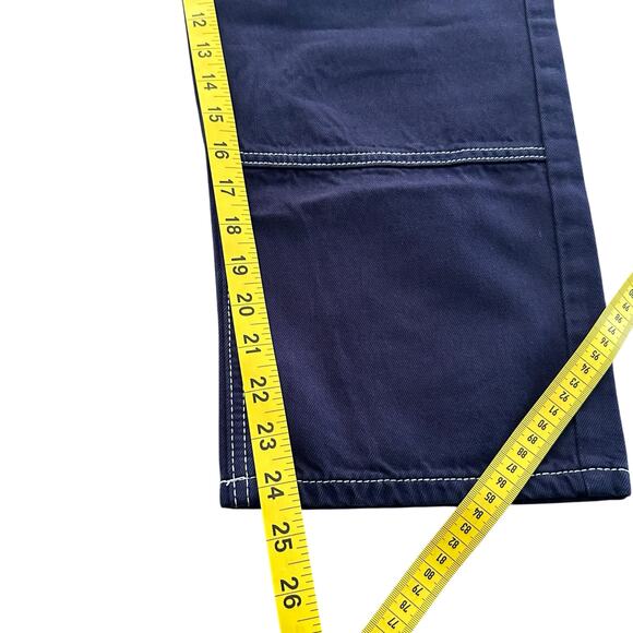 Mia & Madison Women 5 Pocket Design High Rise Wide Leg Mom Blue Denim Size 11 - Picture 3 of 7